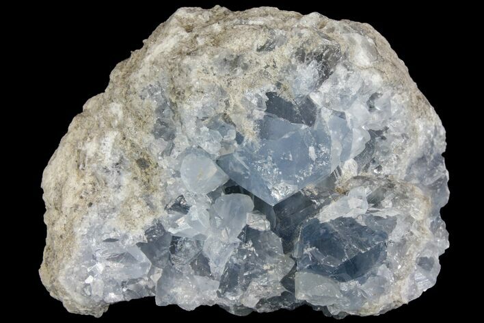 Sky Blue Celestine (Celestite) Crystal Cluster - Madagascar #139412